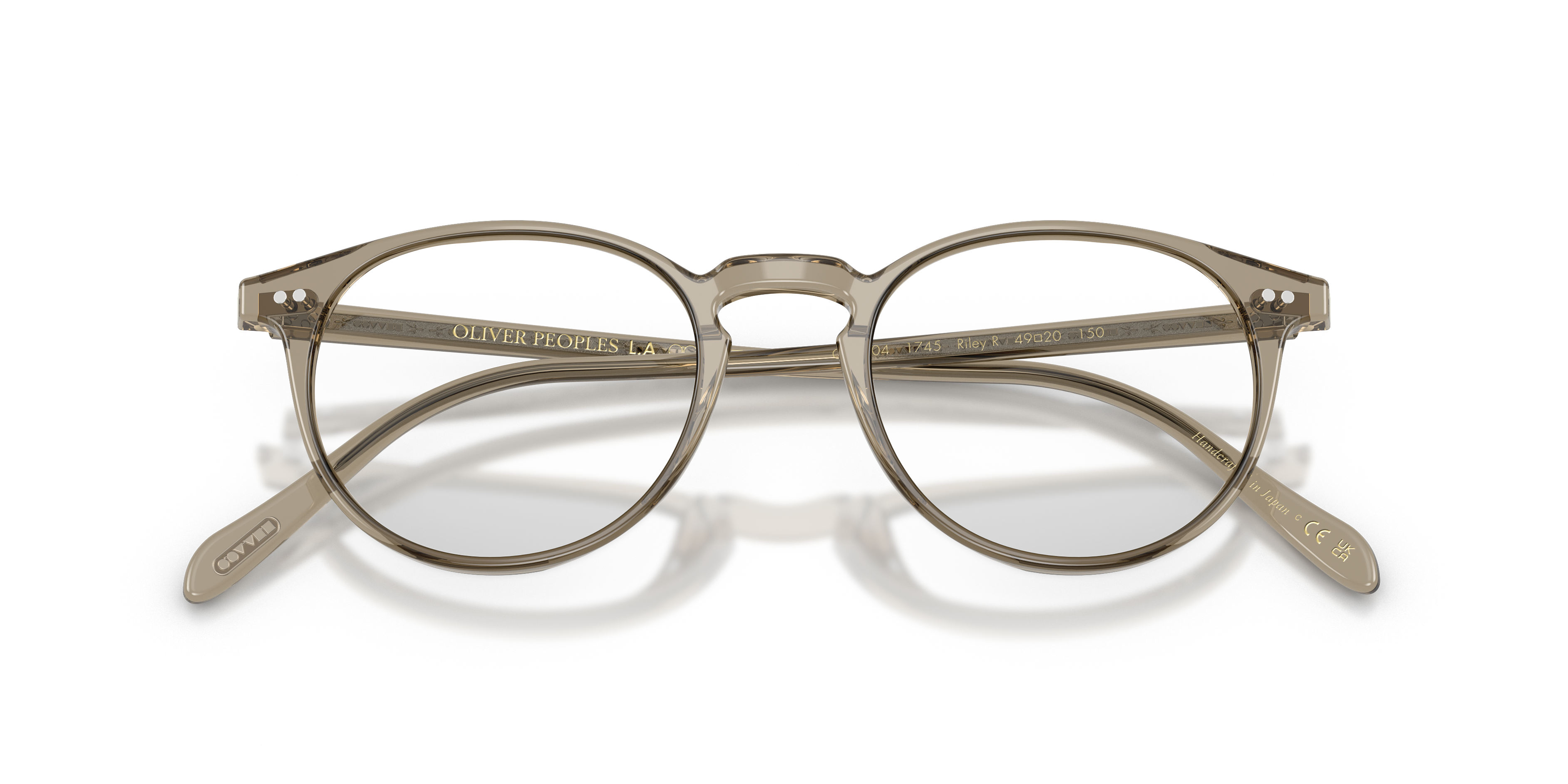 Oliver Peoples Unisex Oliver Peoples OV5004 RILEY-R 1745 Monturas ópticas Acetato Verde Transparente Pantos Norma