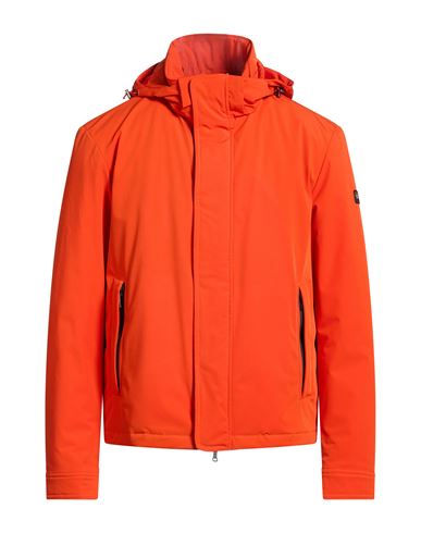 Man Jacket Orange Size S Polyester, Elastane