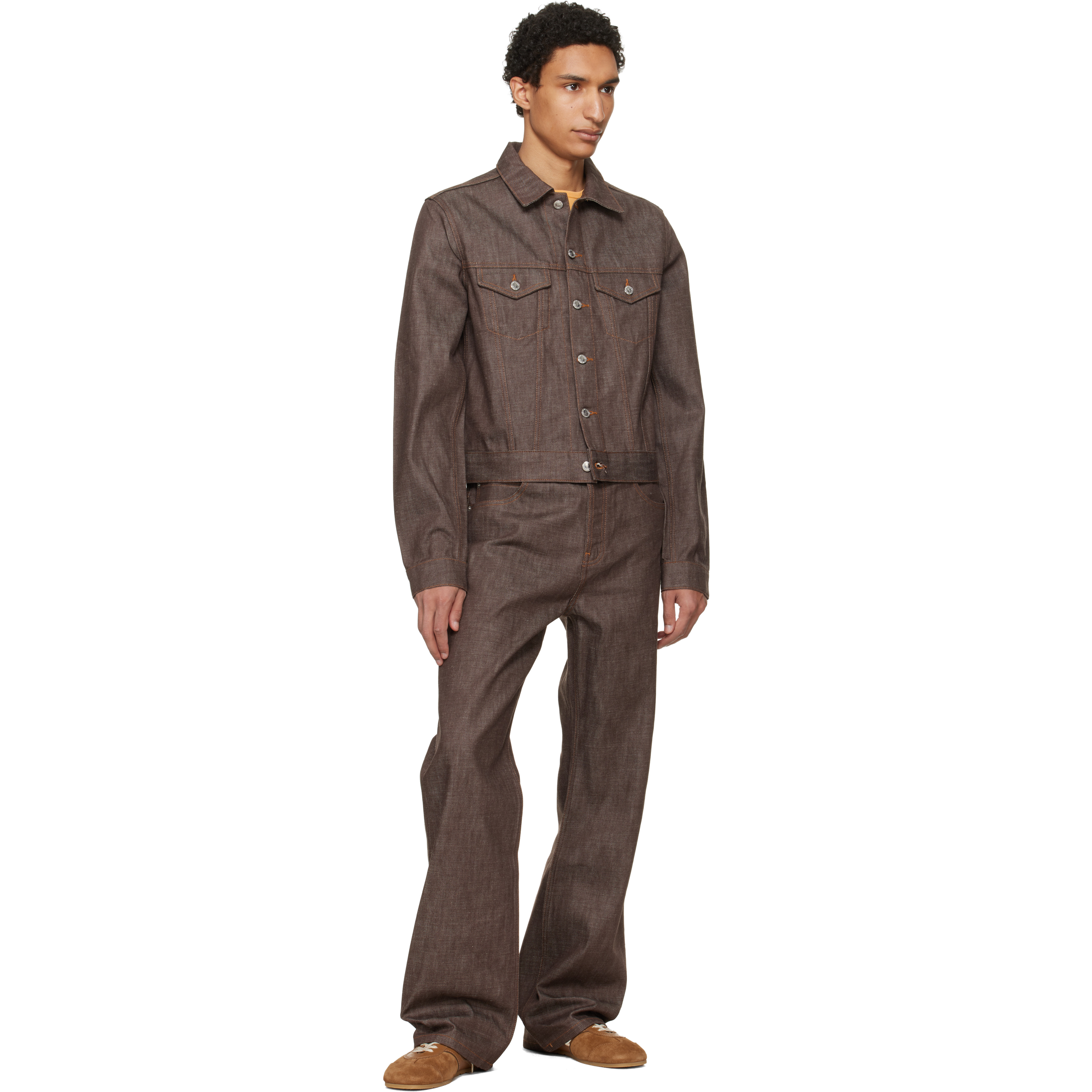 Brown Lenny Denim Jacket