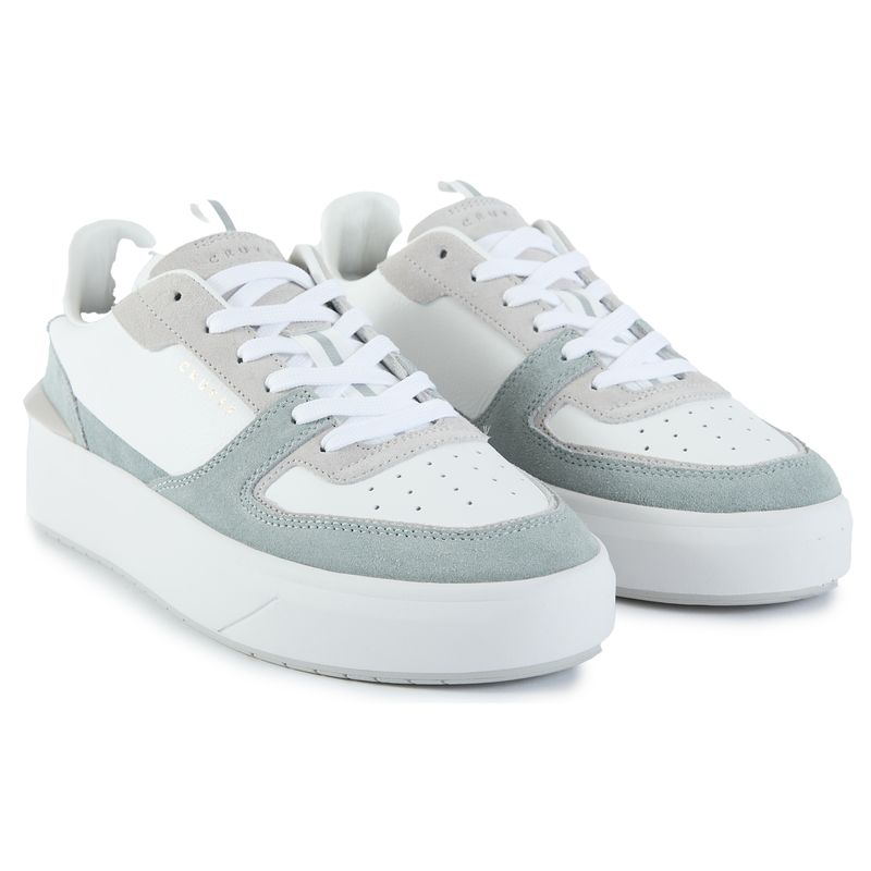 Cruyff Classics Mens Surefire Tennis Trainers - White Leather