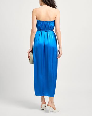 Woman Maxi dress Bright blue Size 2 Viscose