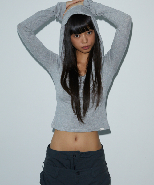 Drape Hood T-shirt