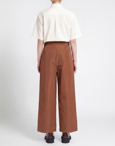 Woman Pants Brown Size 6 Cotton, Polyester