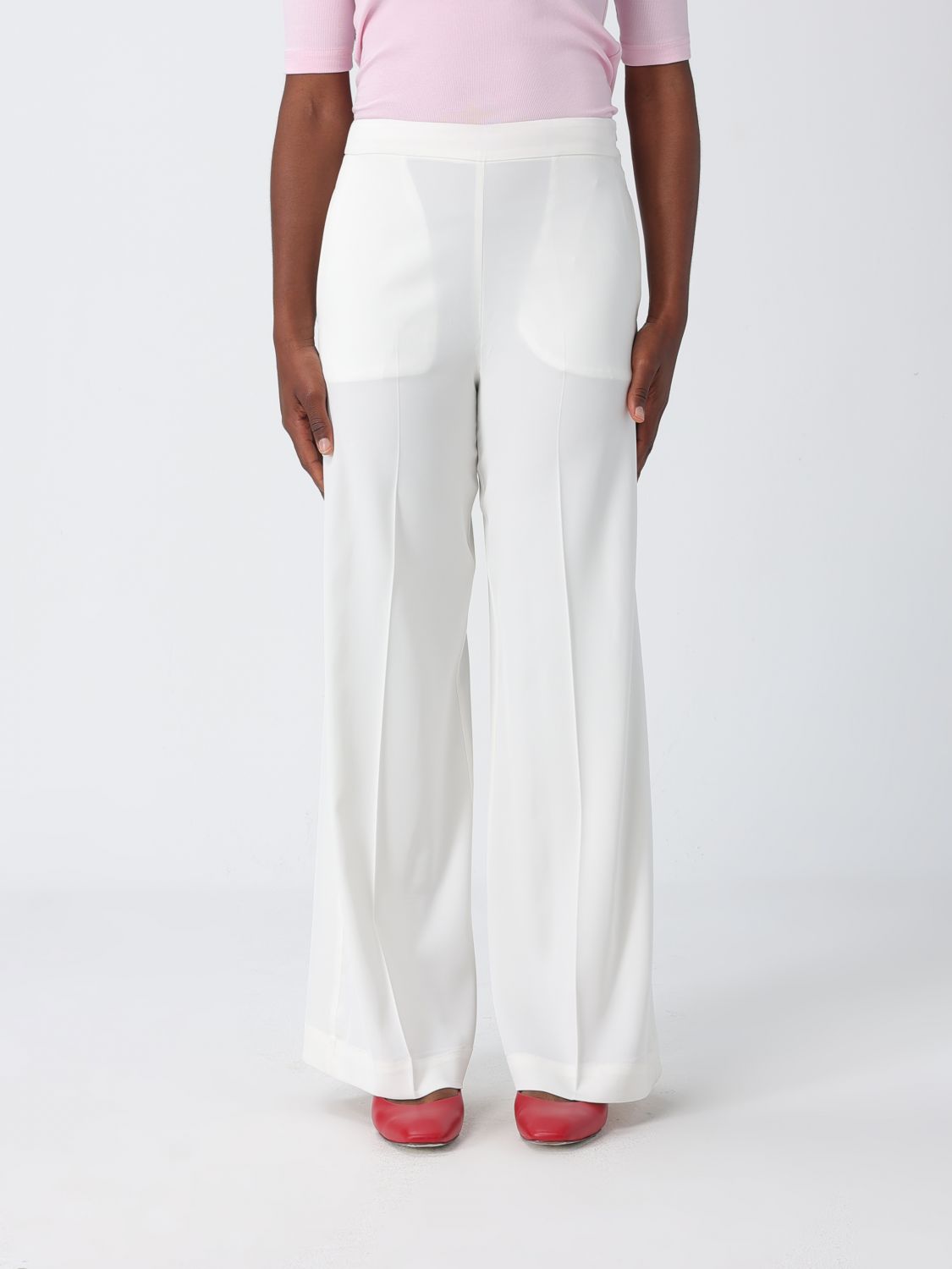 Pants Woman color Yellow Cream