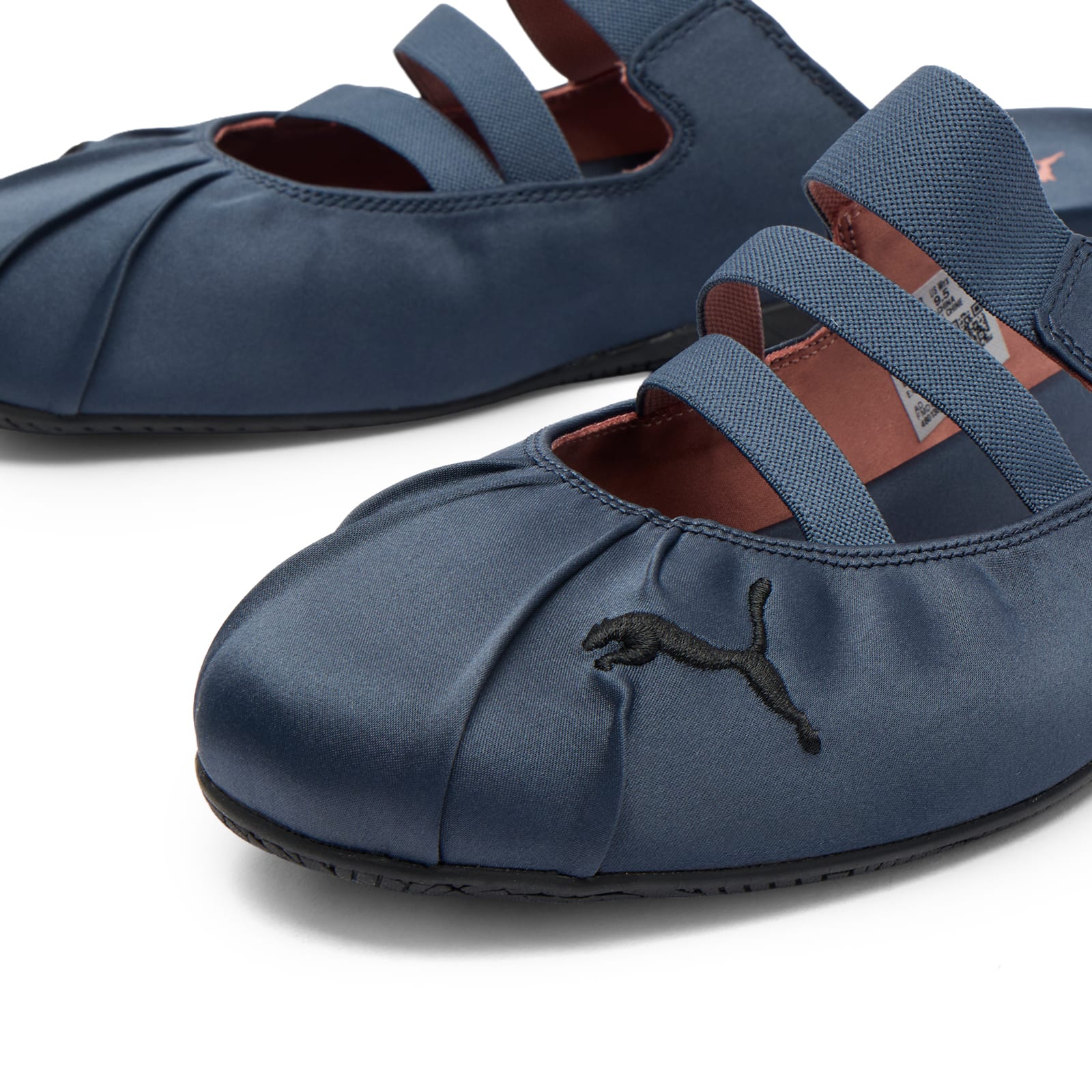 Women's Speedcat Satin Mule Sneaker Blue Gray/Black