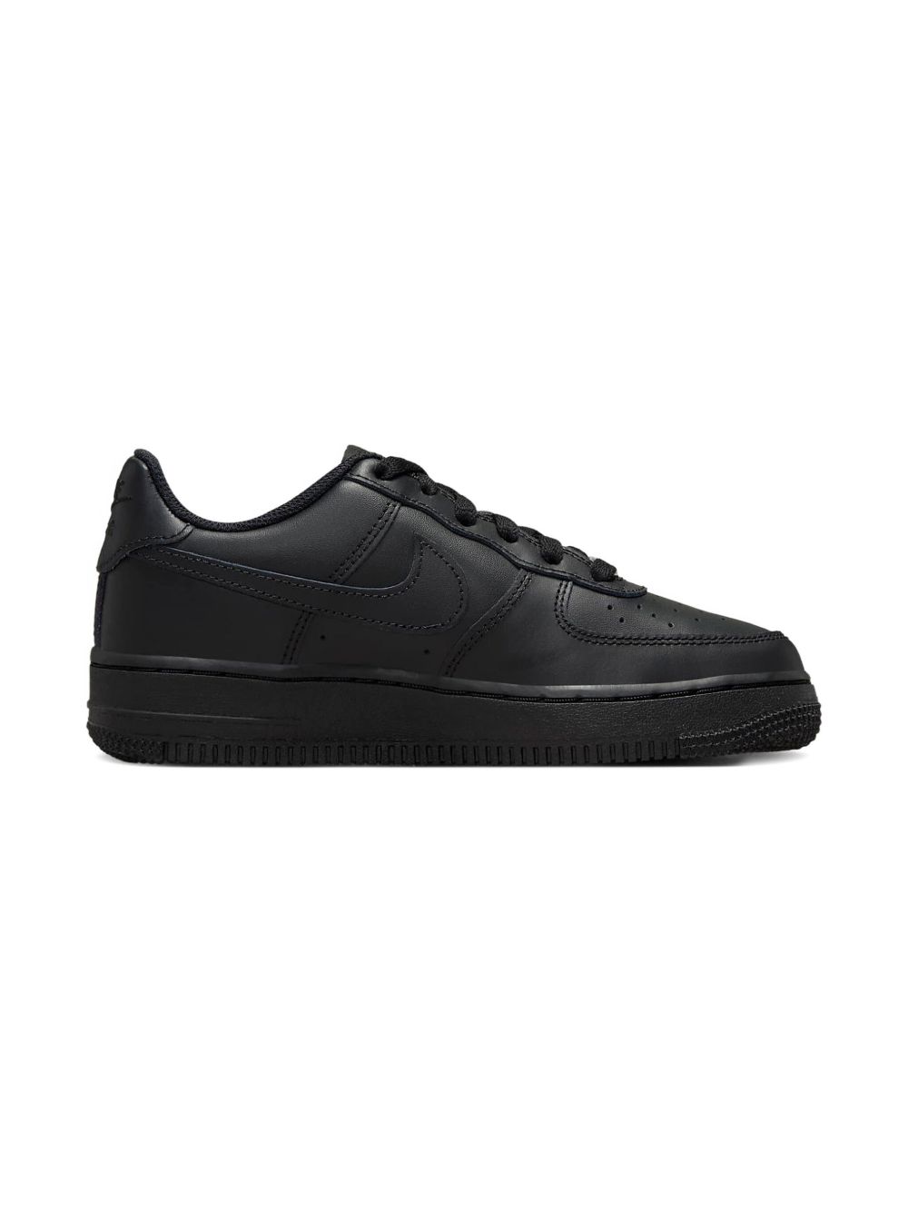 Nike Kids Air Force 1 LE "Triple Black" sneakers