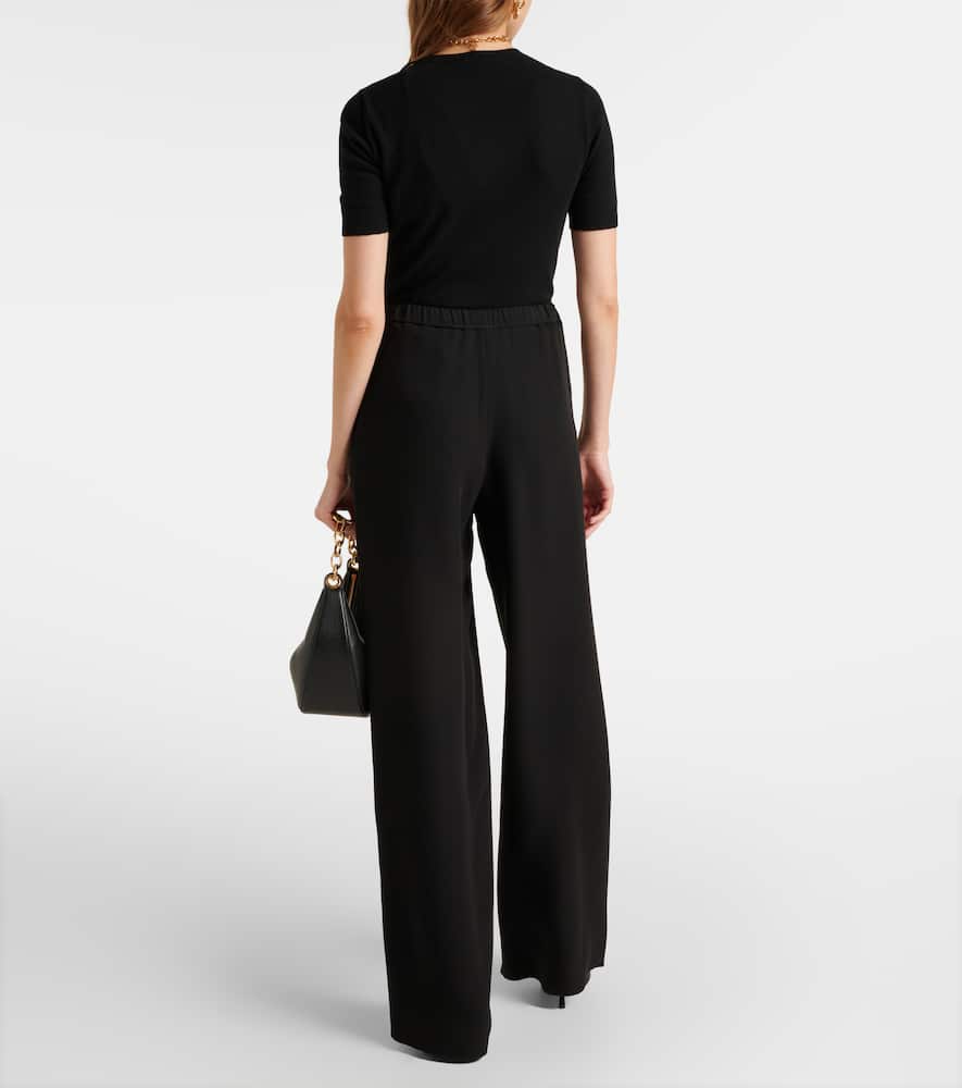 Cady Couture high-rise wide-leg pants