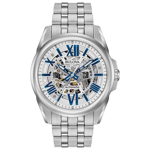  Stainless Steel Men's Automatic Skeleton Watch