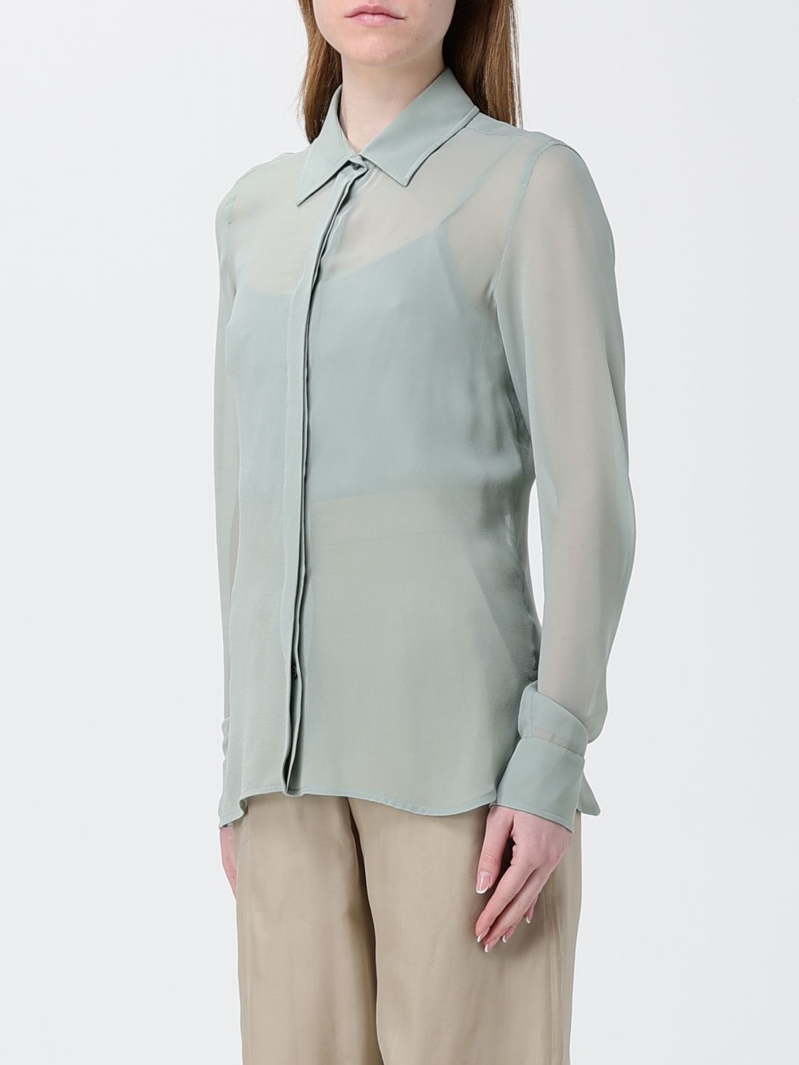 Top Woman color Green