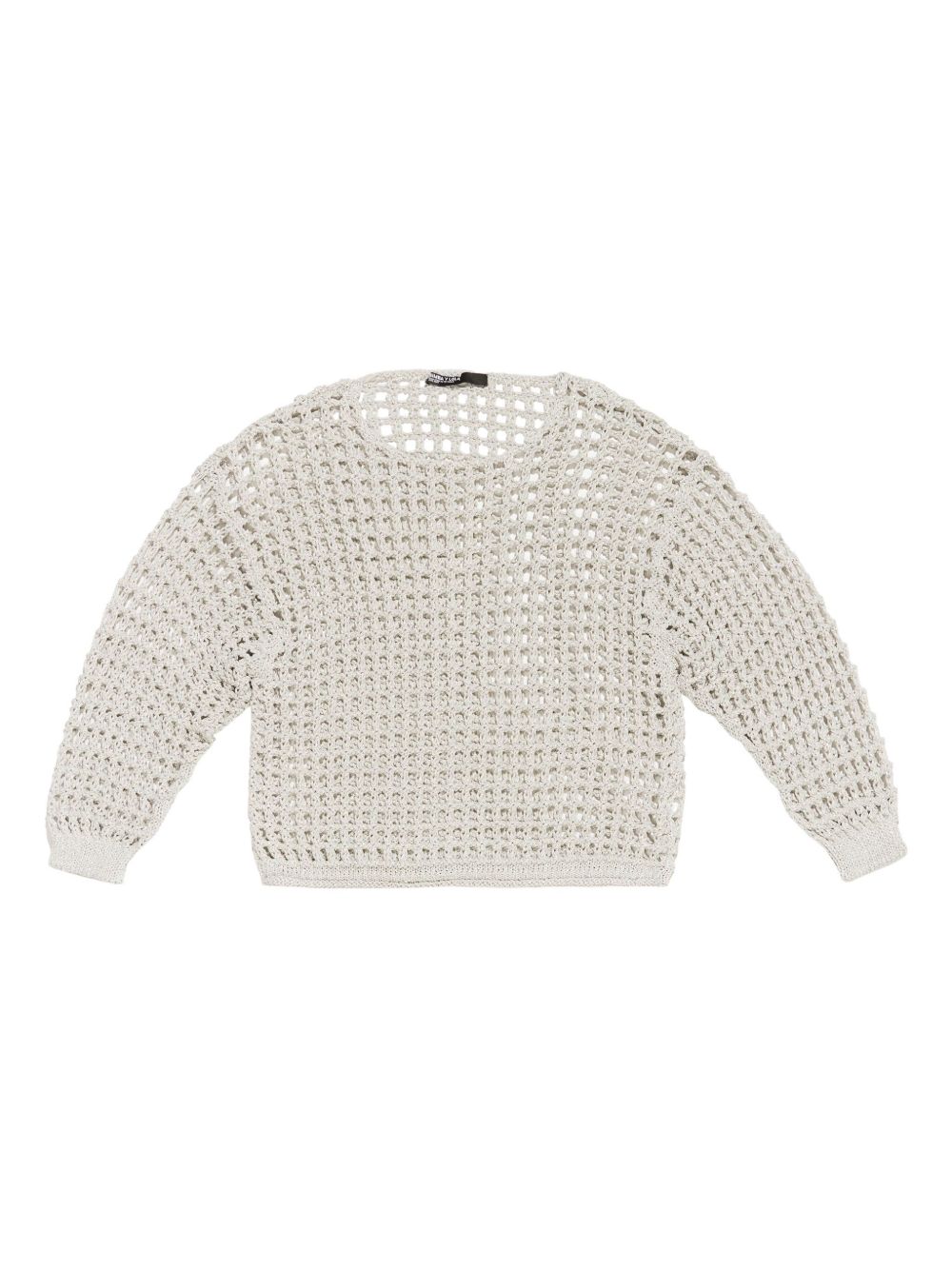 Bimba y Lola crochet knit sweater - Grey