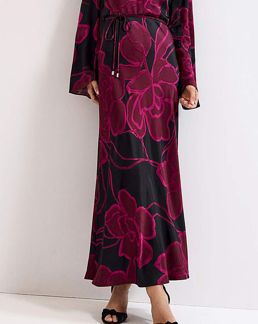 Phase Eight Rhea Printed Satin Dre