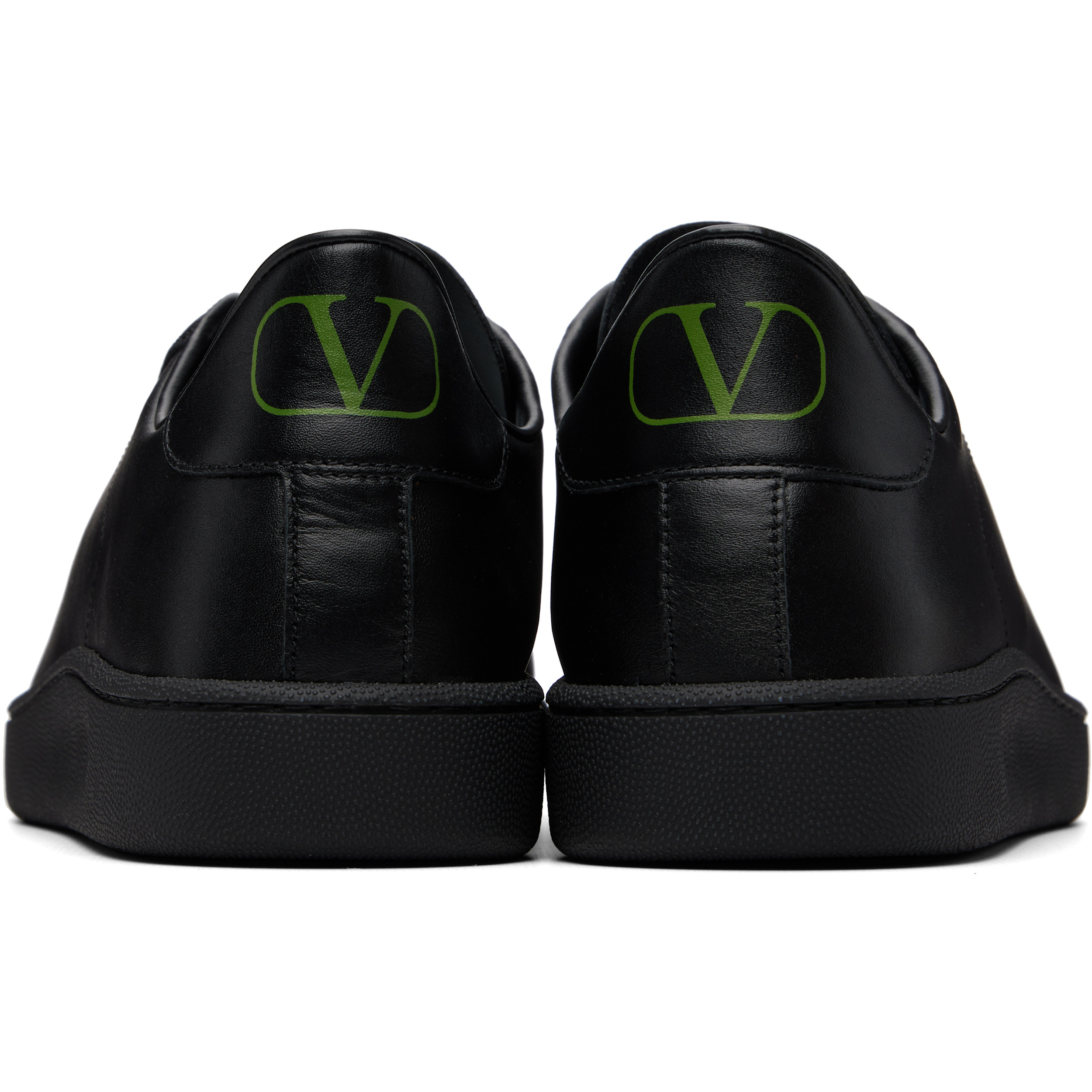 Black Nappa Calfskin Royco Sneakers