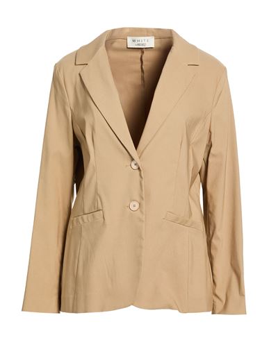 Helmur Woman Blazer Beige Size 12 Viscose, Polyamide, Elastane