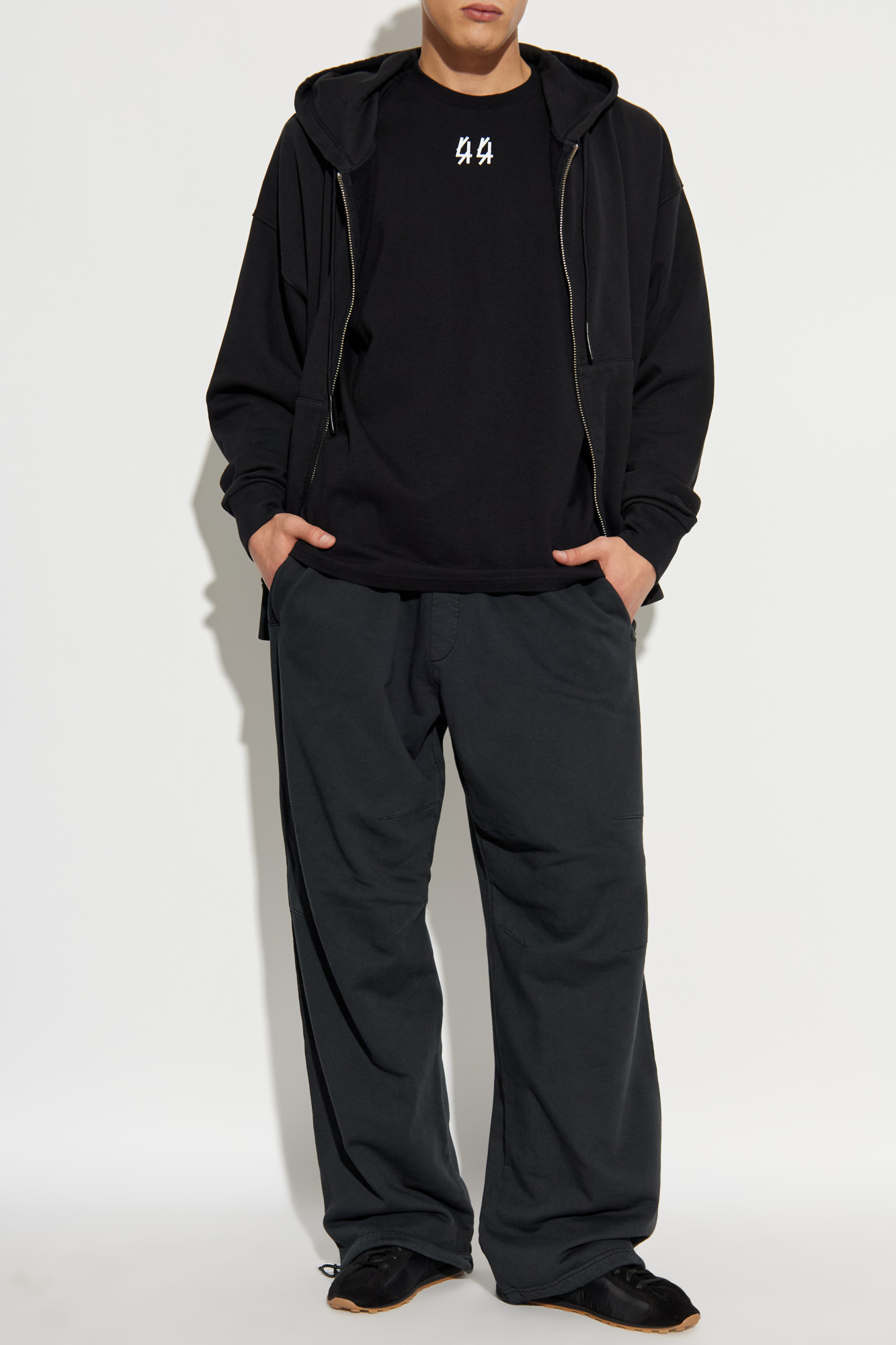 Sweatshirt With Logo, Men's, Black