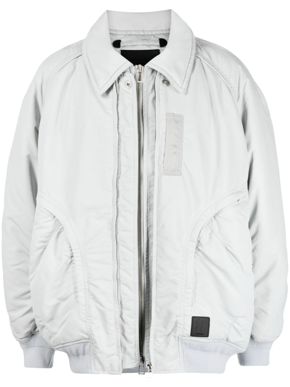 Meta MA-1 detachable-collar jacket - Blue