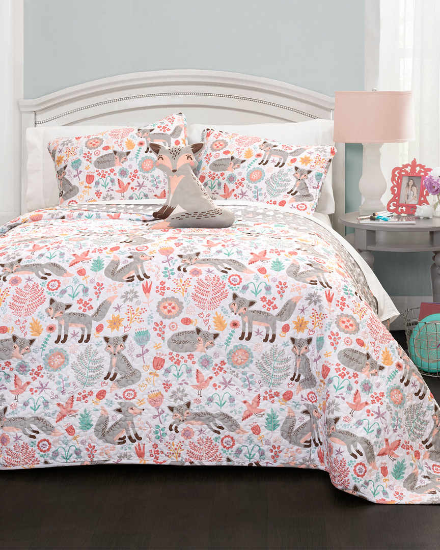 Lush Decor Pixie Fox Quilt Set