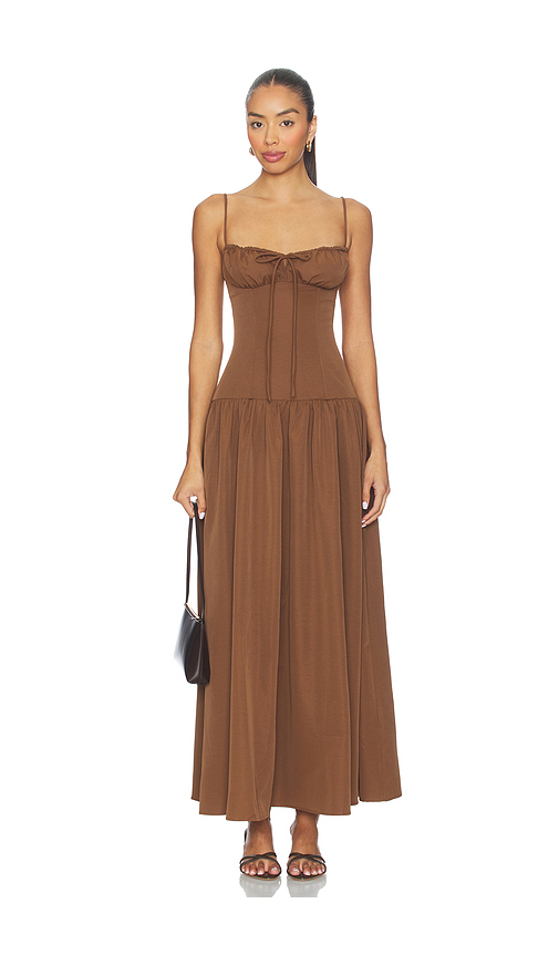 SNDYS Lelessa Maxi Dress in Vanilla. XXS also in L, M, S, XL