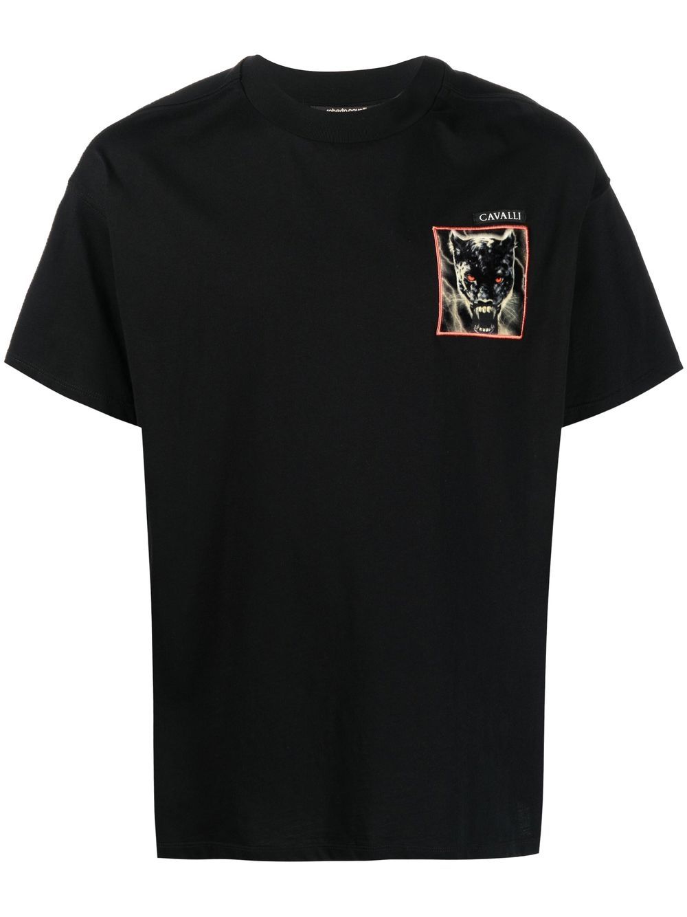 Patch-detail T-shirt - Black