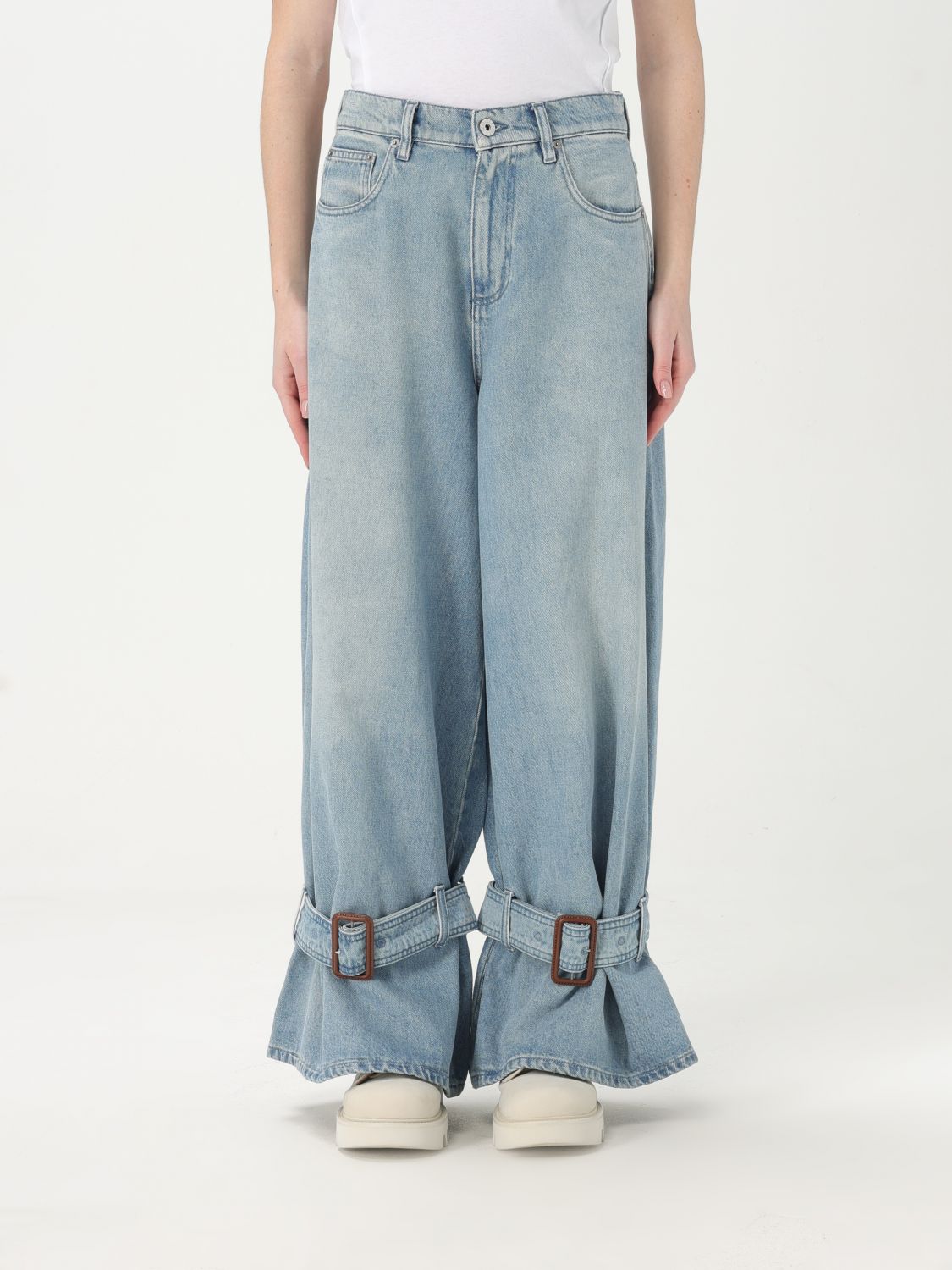Jeans JW ANDERSON Woman color Stone Washed