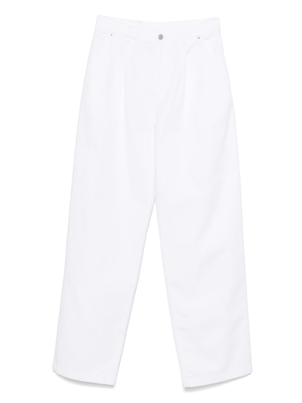 Moschino pleat-detailing jeans - White