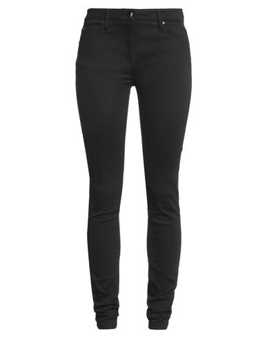 Woman Jeans Black Size 12 Cotton, Polyester, Elastane