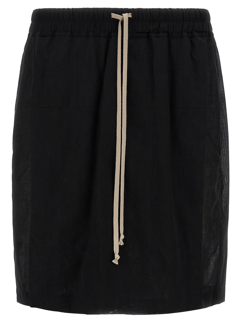 Rick Owens - kilt inspired bermuda shorts sheer pocket