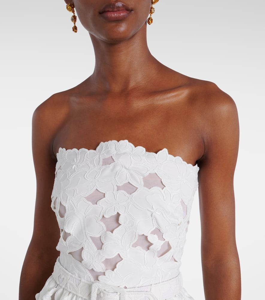 Lace bustier dress