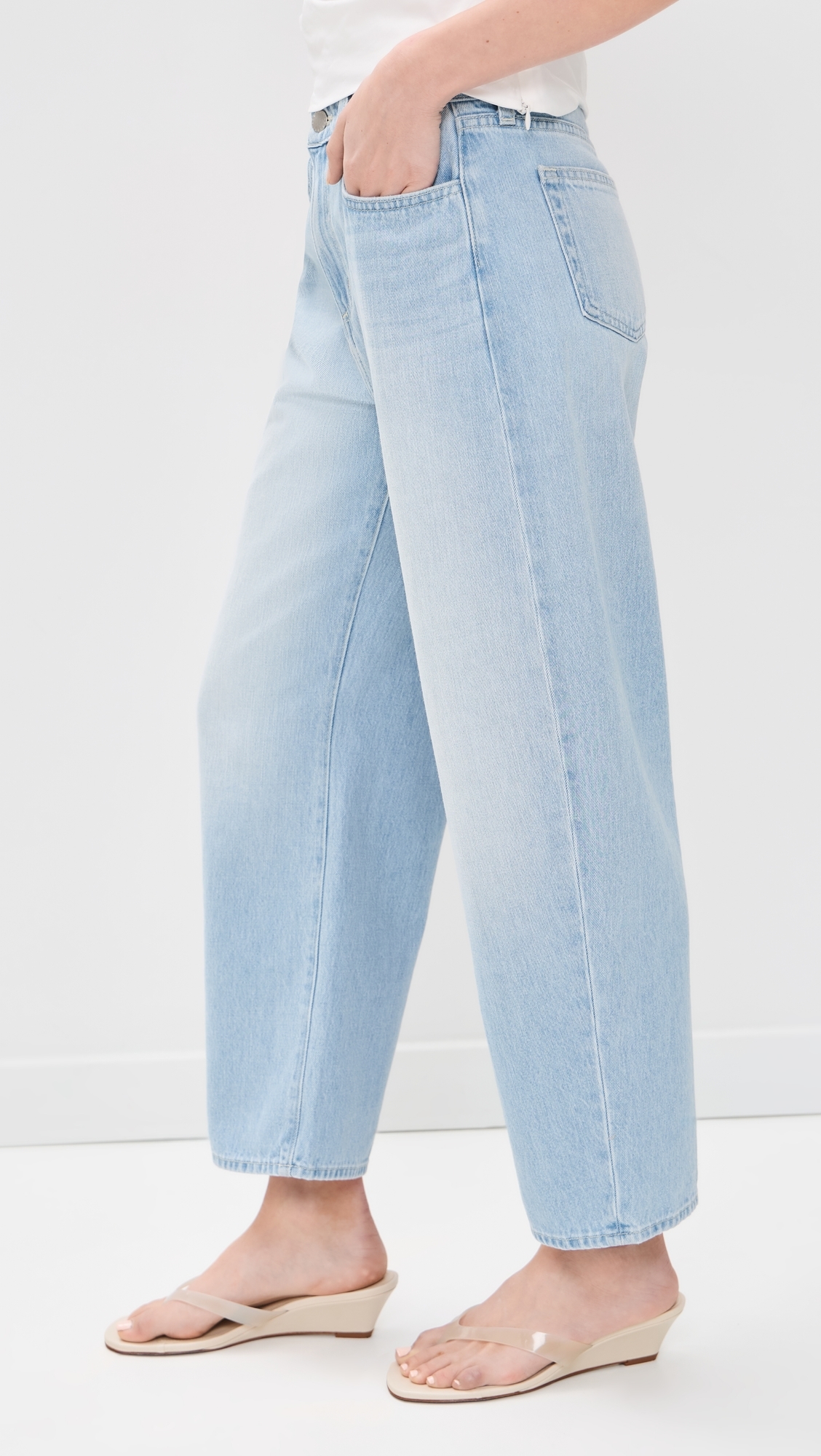Mallis Bow-Leg Jeans Brea