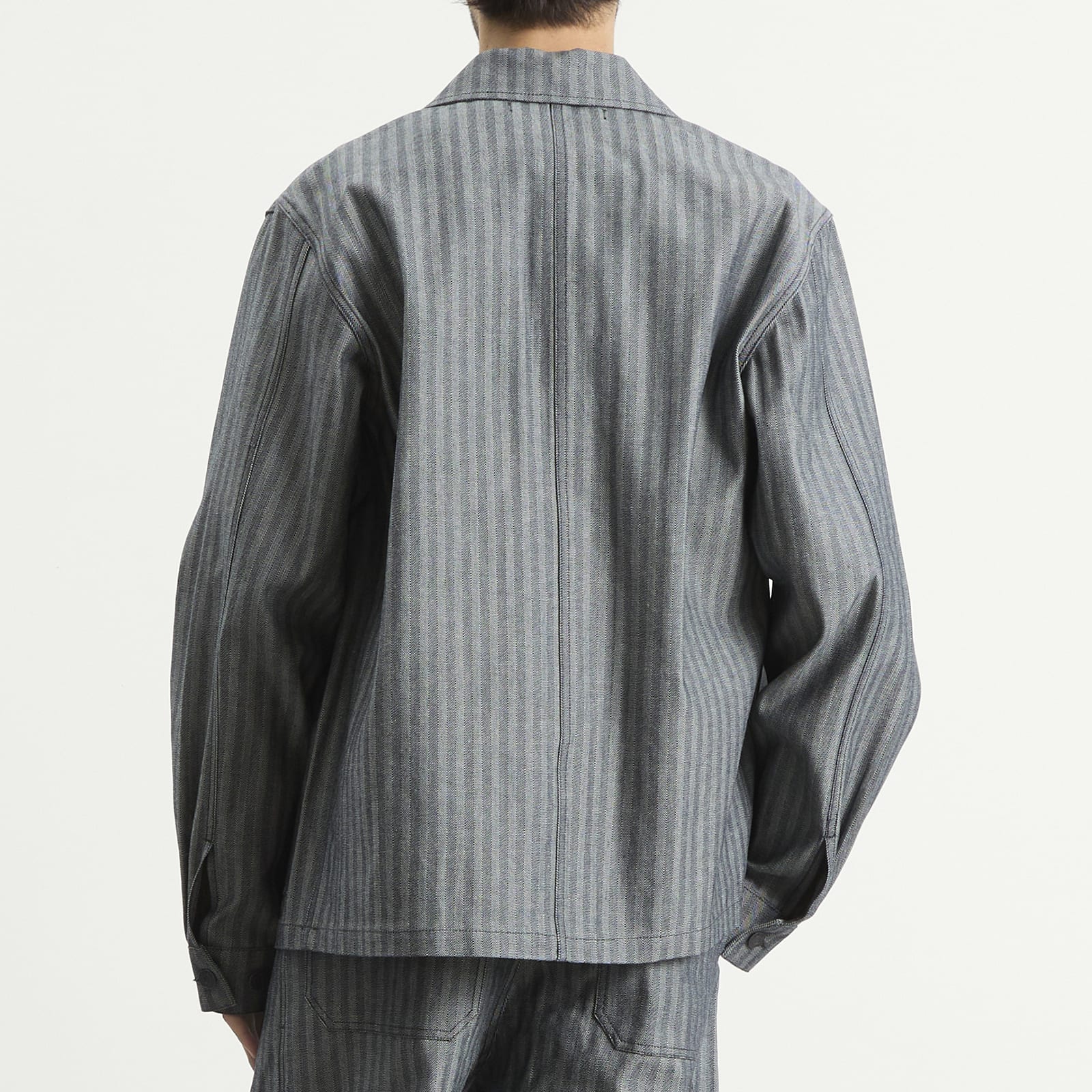 Men's Herringbone Chore Jacket Raw Denim
