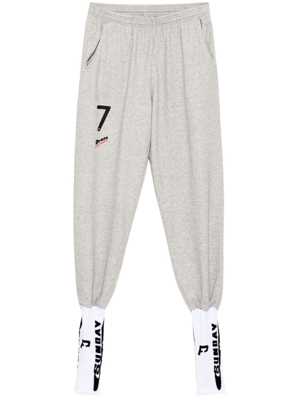 Football-sock track pants - Grey