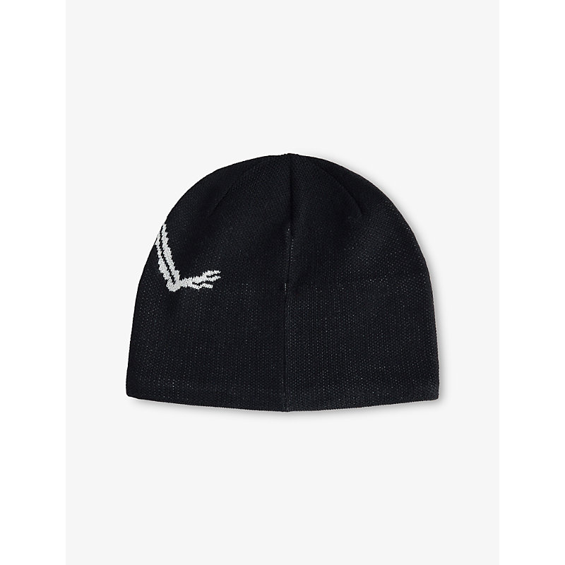 Mens Bird Head Toque Wool-Blend Beanie