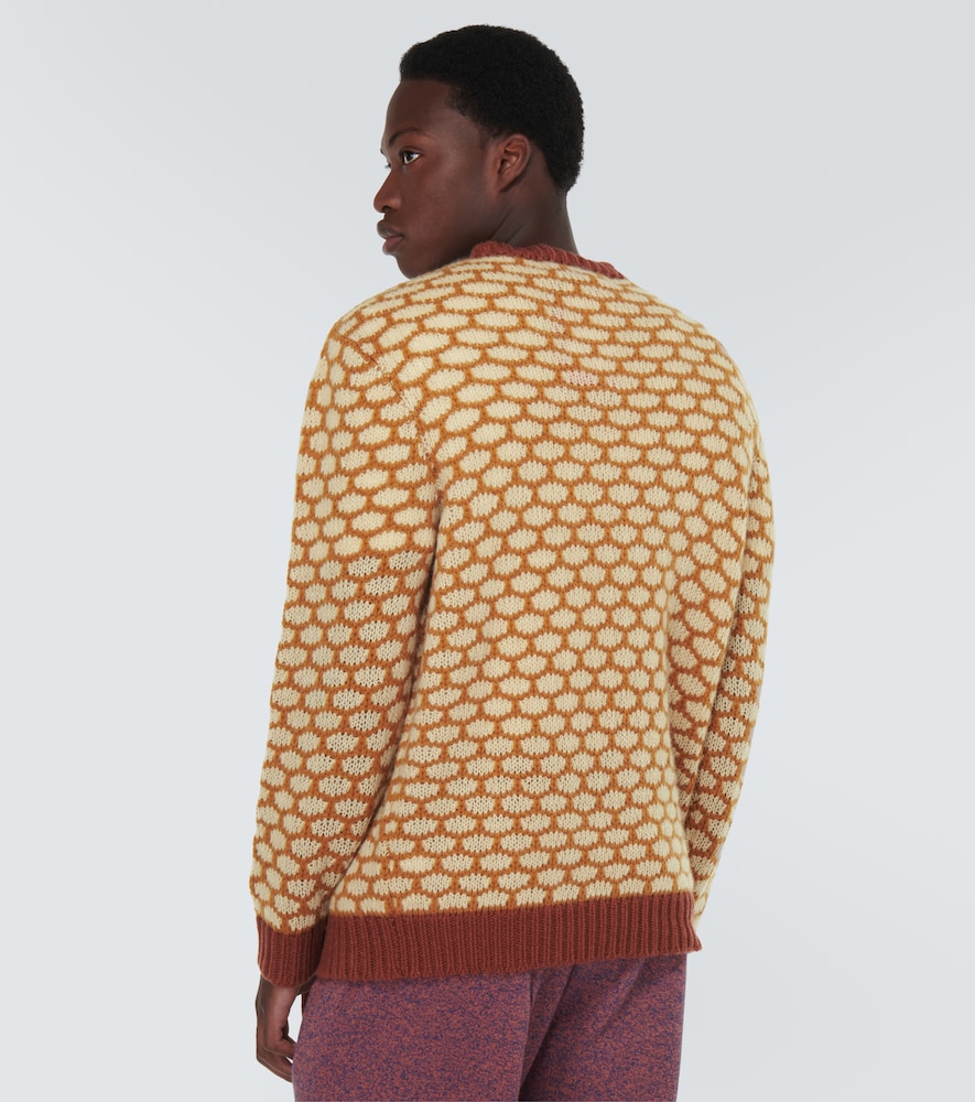 Jacquard cashmere sweater