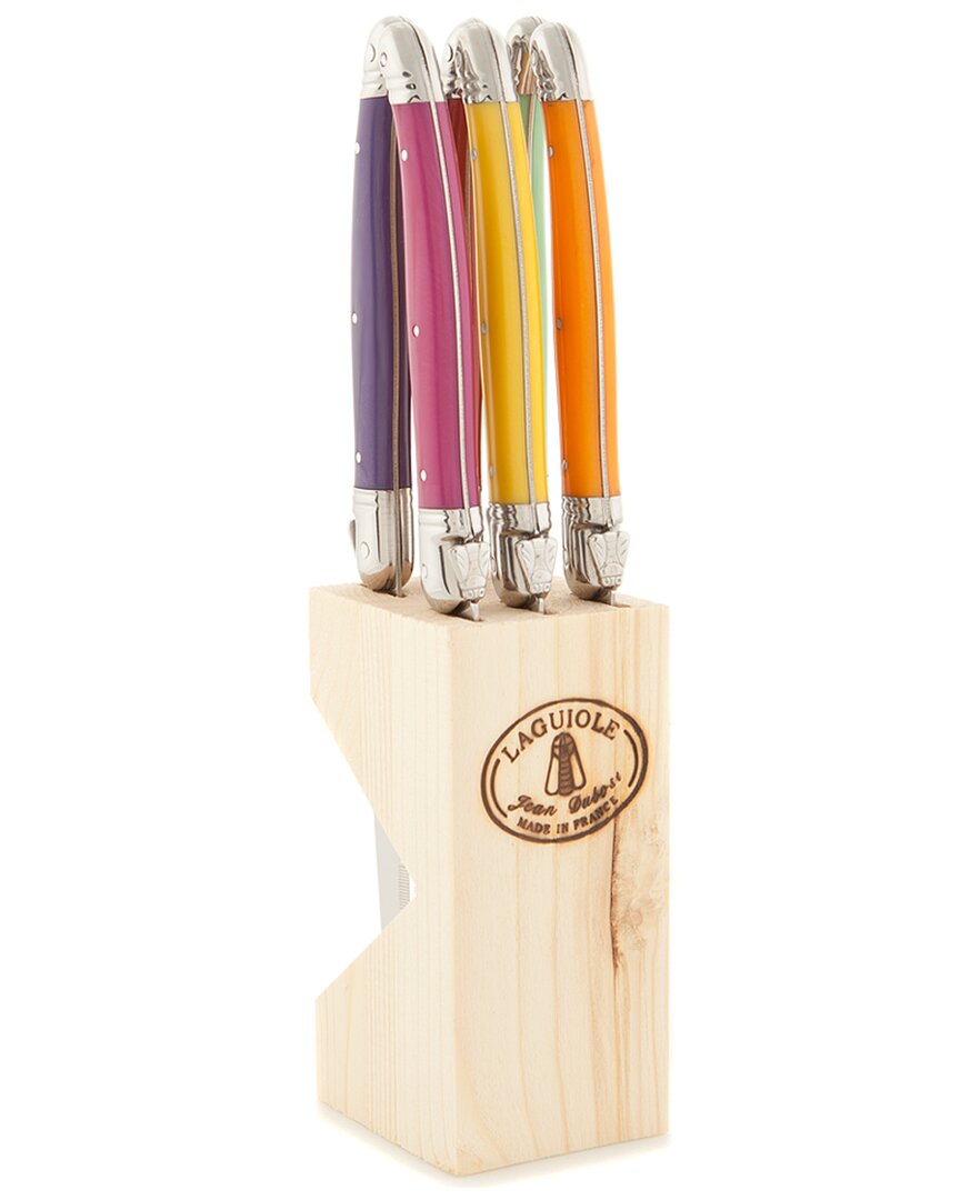 Laguiole Set of 6 Steak Knives in Block