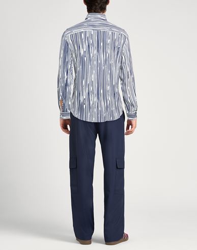 Man Shirt Midnight blue Size 40 Viscose