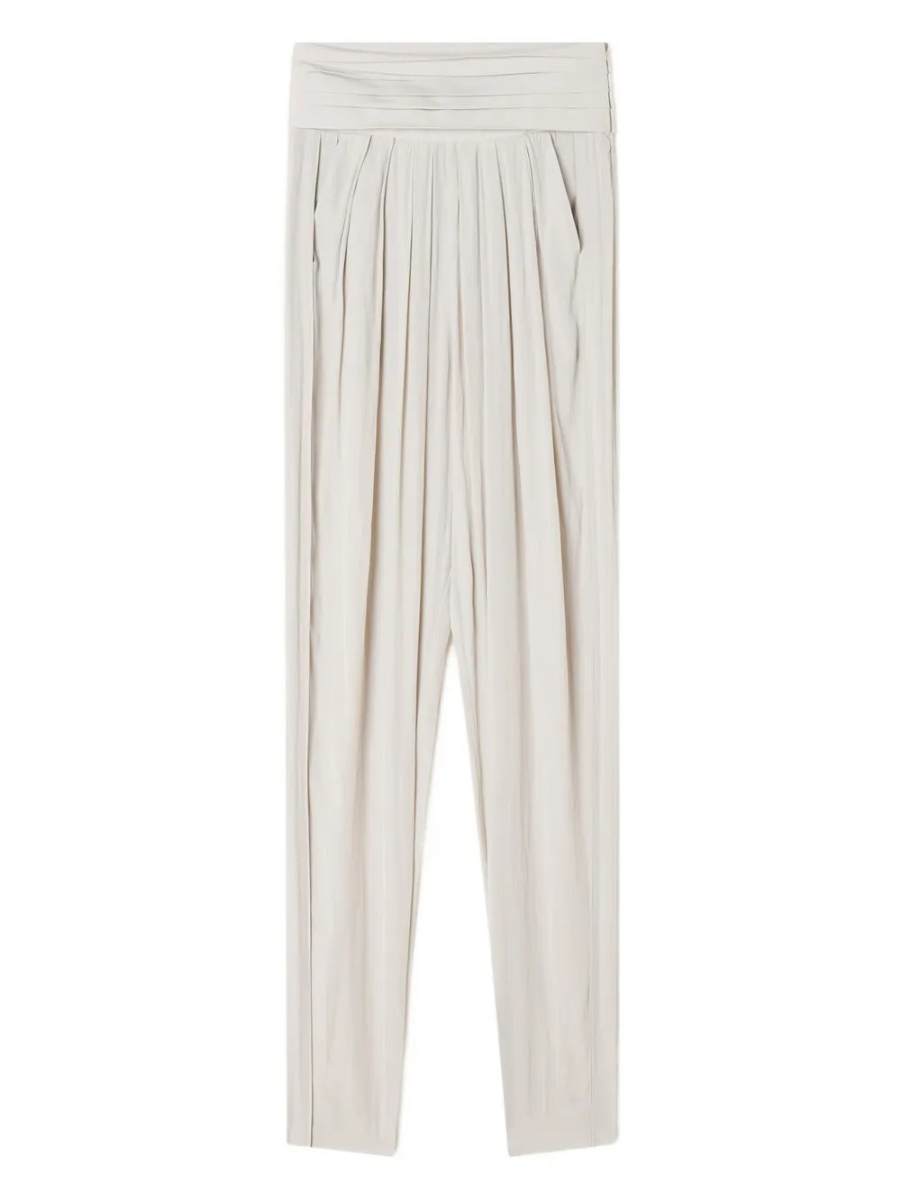 Draped Charmeuse Pants