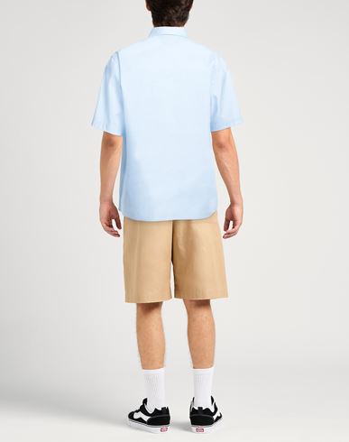 Man Shirt Sky blue Size L Cotton