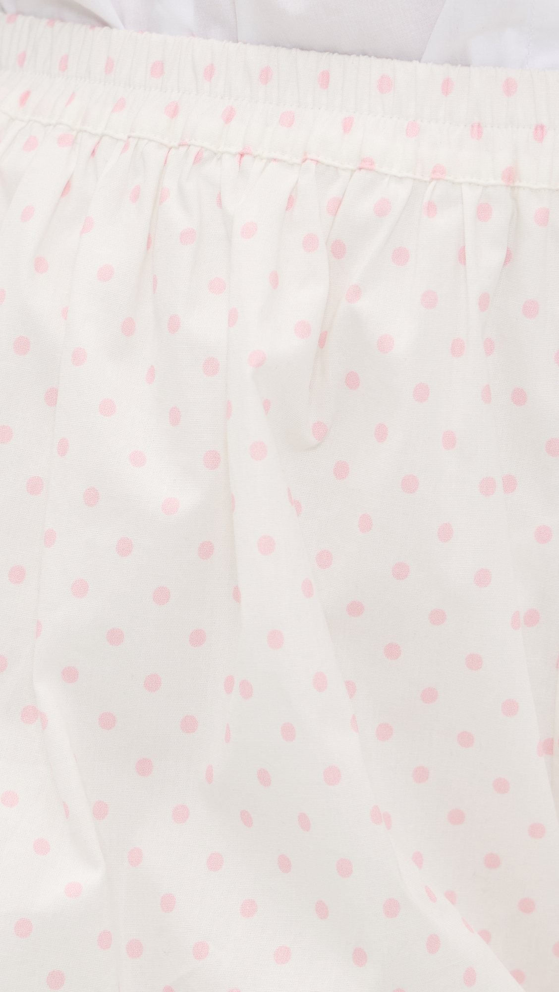 Aida Bubble Shorts White Pink Cherub