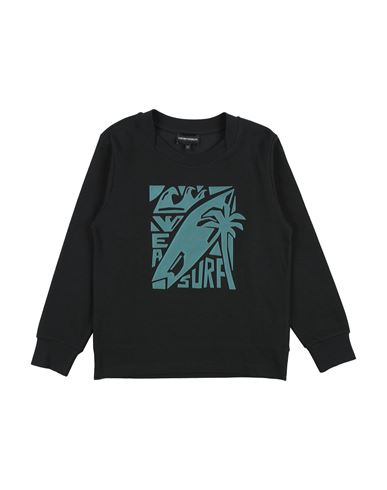 Kid Boy Sweatshirt Midnight blue Size 10 Cotton, Polyester, Elastane