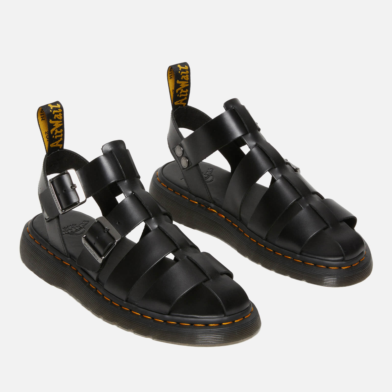 Dr. Martens Men's Leather Fisherman Sandals - UK 11