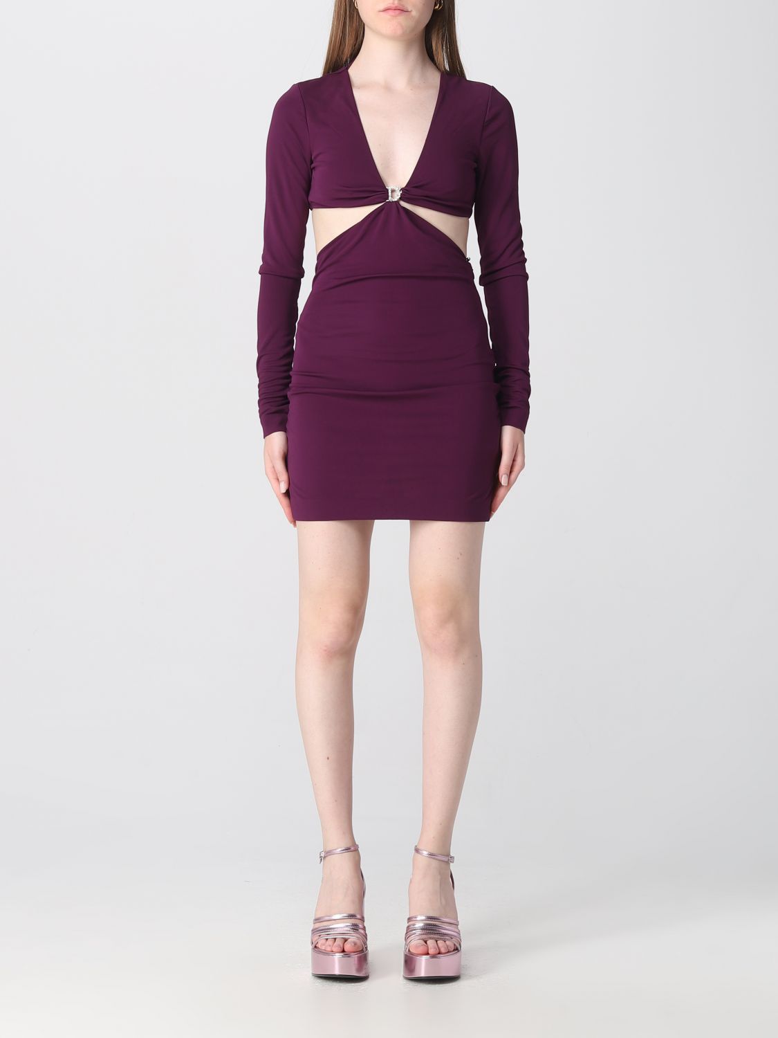 Dress Woman color Plum