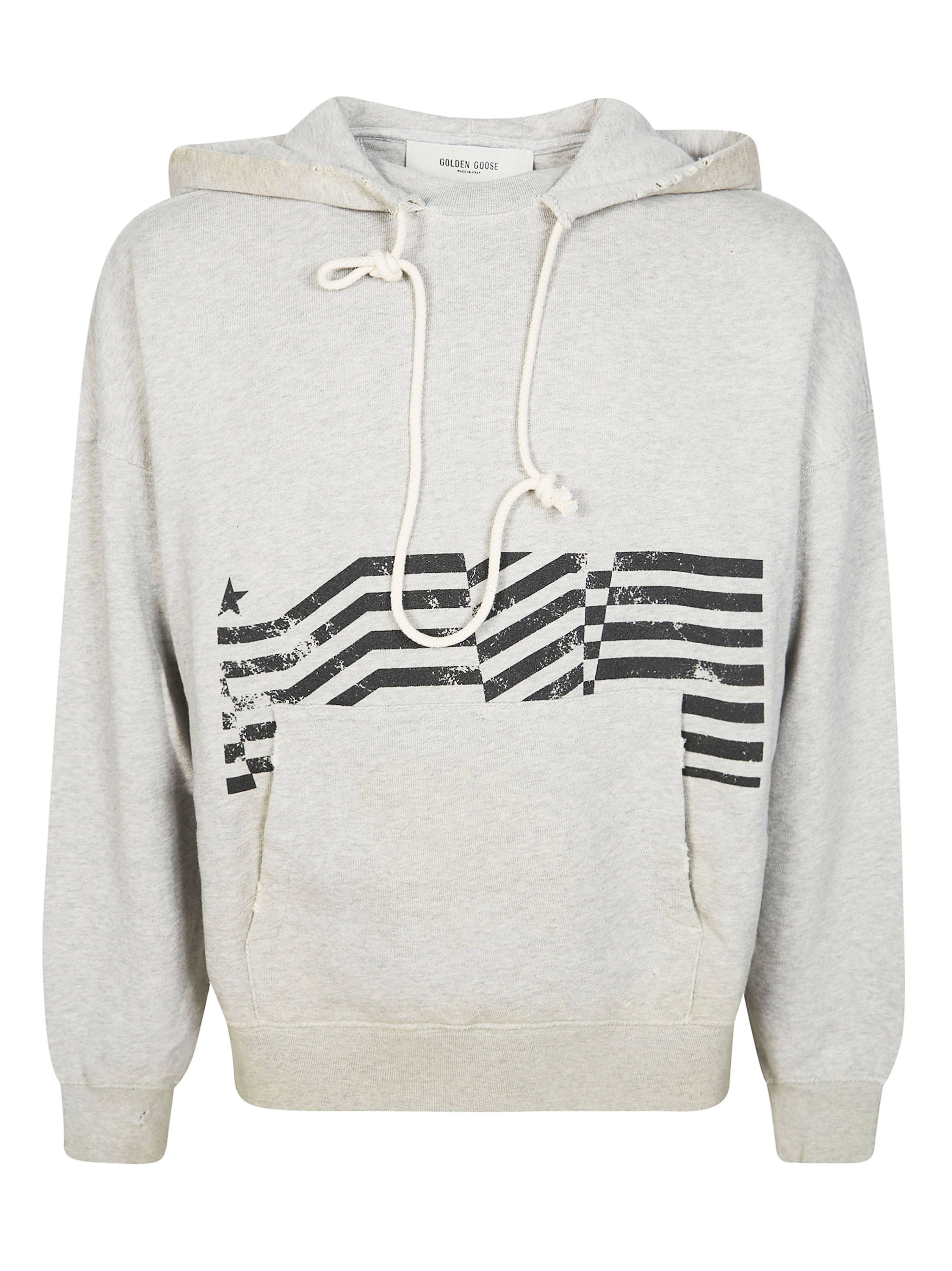 Men's Flag Print Hoodie Sweatshirt