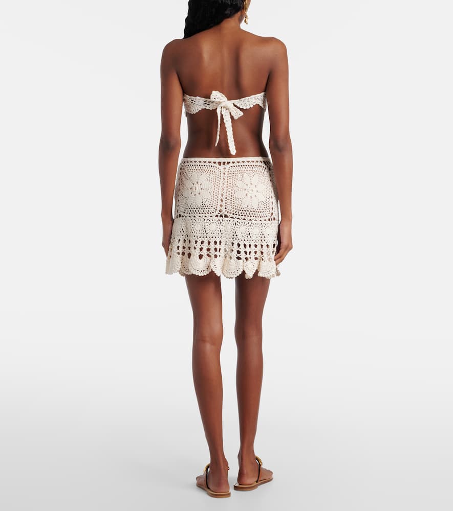 Cotton crochet crop top