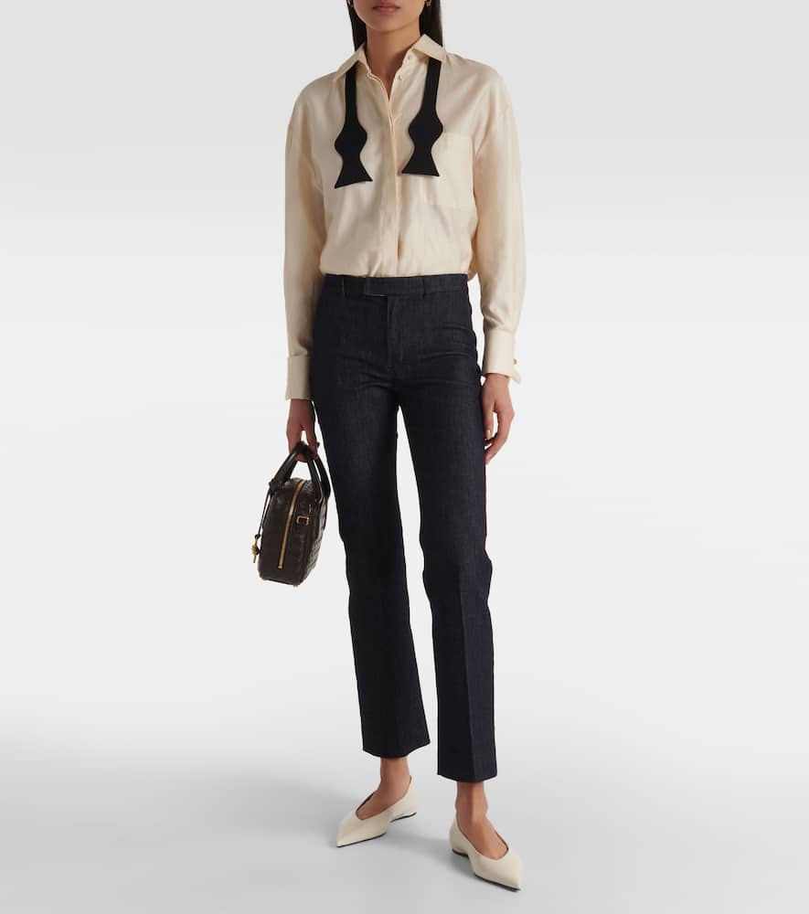 Alan cropped flared jeans