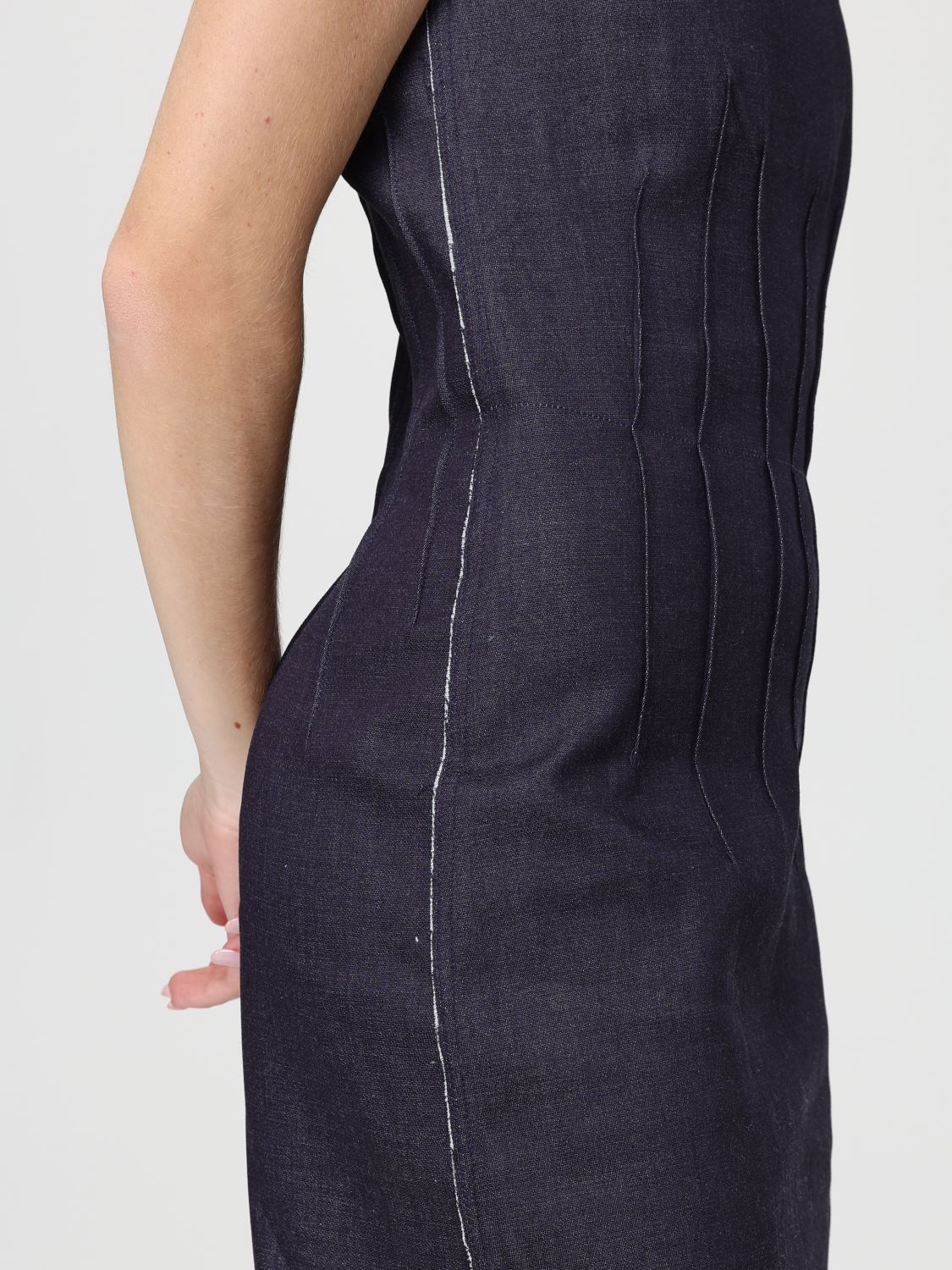 Denim mini dress - Blue