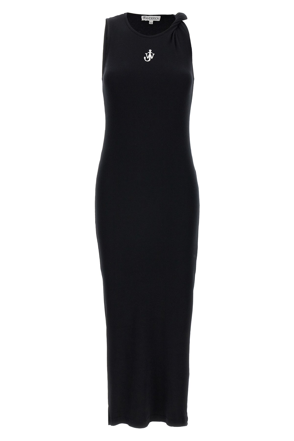 J. W.ANDERSON Logo Ribbed Dress