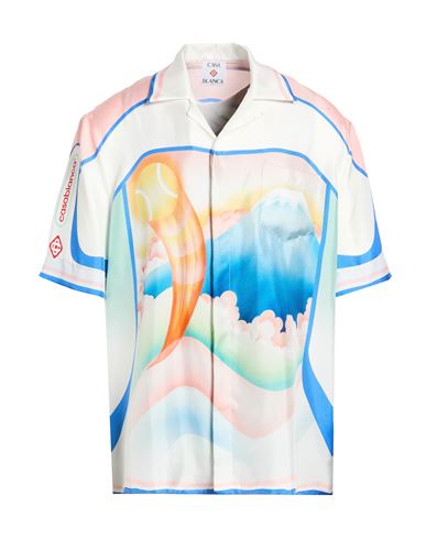 Man Shirt Light pink Size L Silk