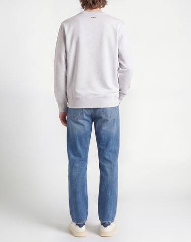 Man Sweatshirt Light grey Size XL Cotton, Elastane