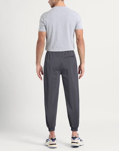 Man Pants Charcoal Size XL Cotton, Elastane