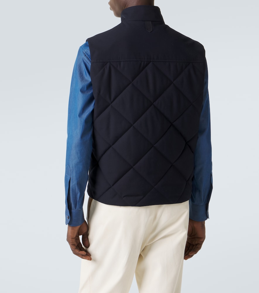 Quilted puffer vest