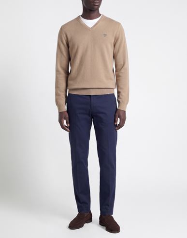 Man Sweater Khaki Size 44 Cashmere